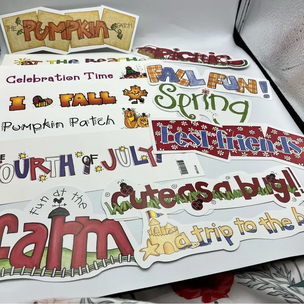 N/A vibrant scrapbook